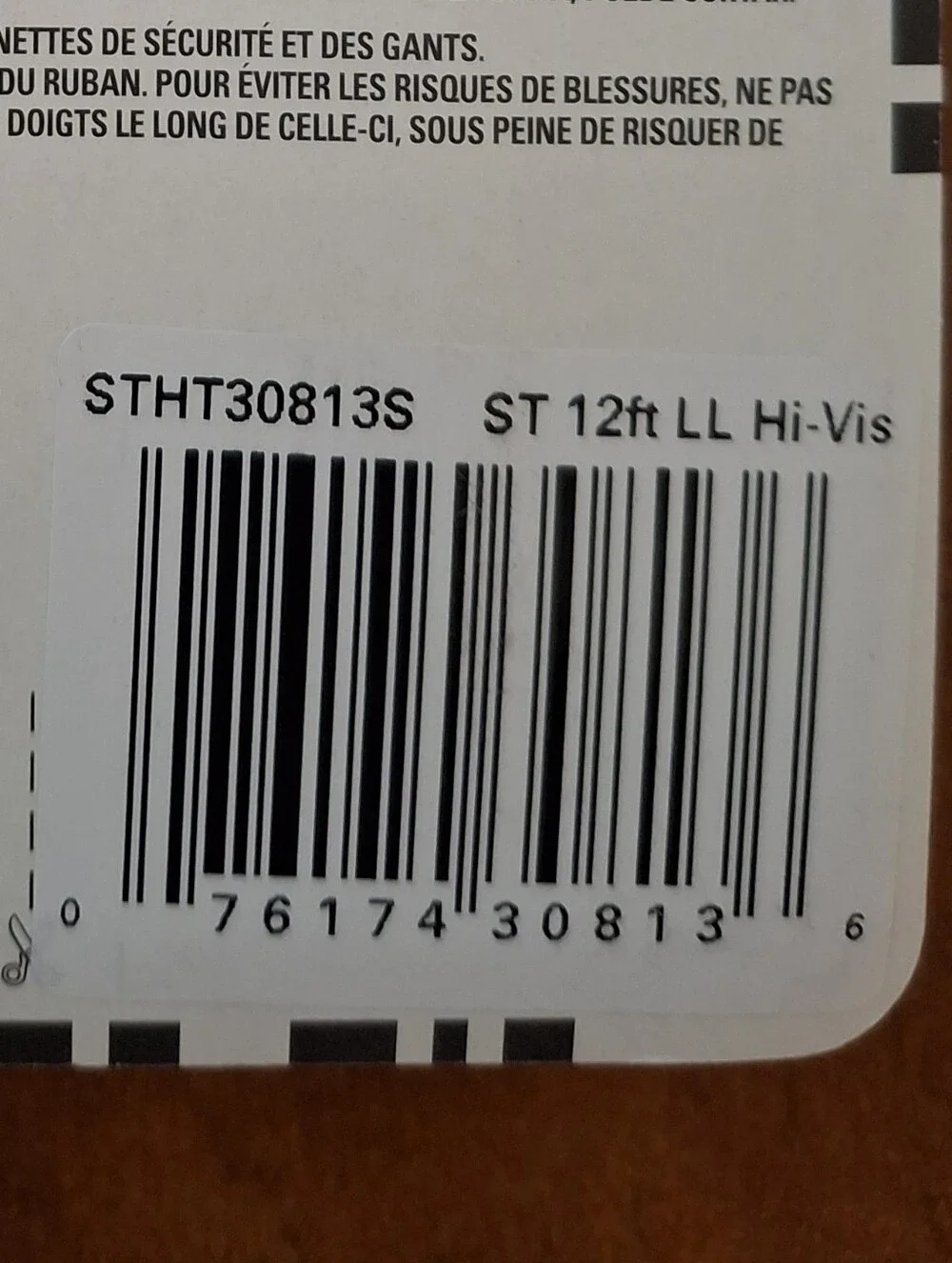 Stanley LeverLock 12 ft. L X 0.5 in. W Compact Tape Measure 1 pk - Picture 12 of 12